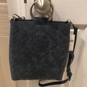 Anthropologie blue bag. Brand new.